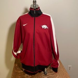 Authentic Arkansas Nike FB coaches jacket
